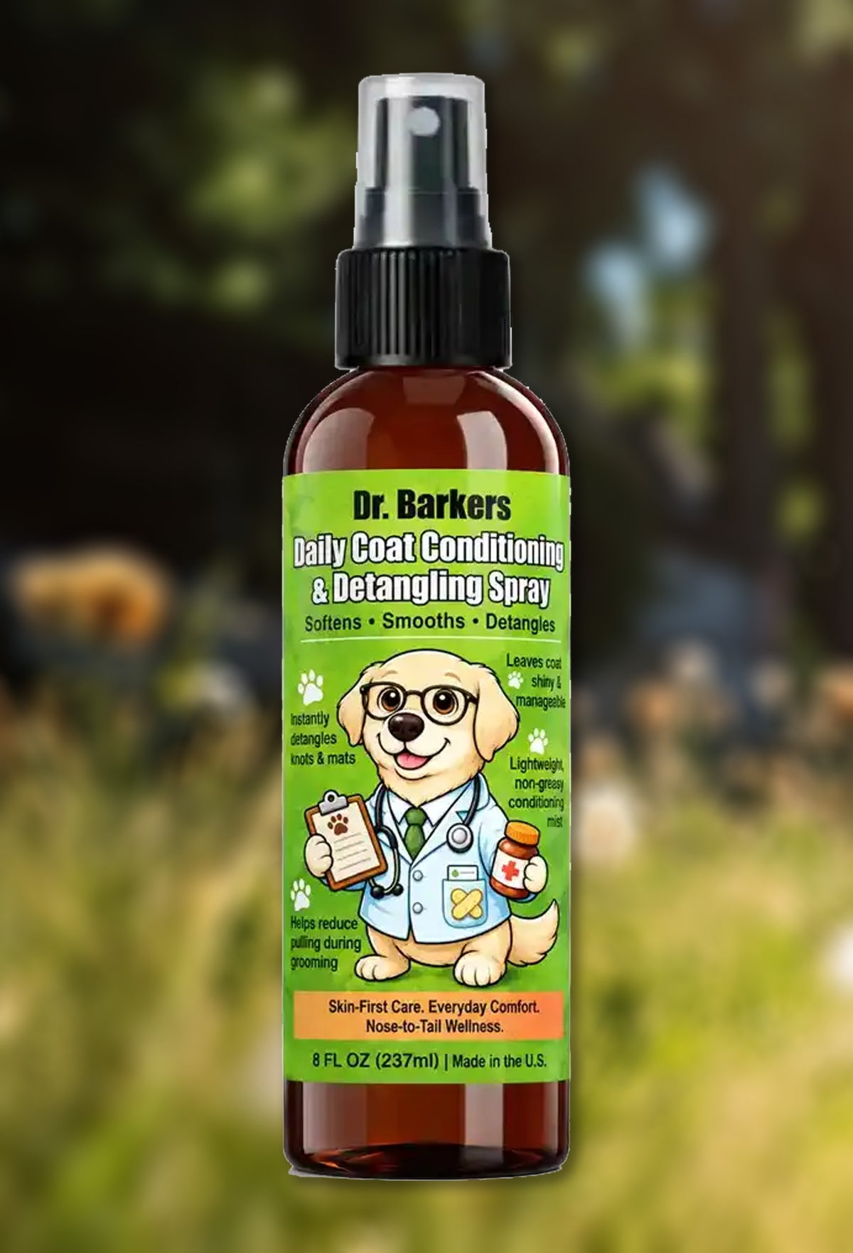 Dr. Barker’s™ Daily Coat Conditioning & Detangling Spray